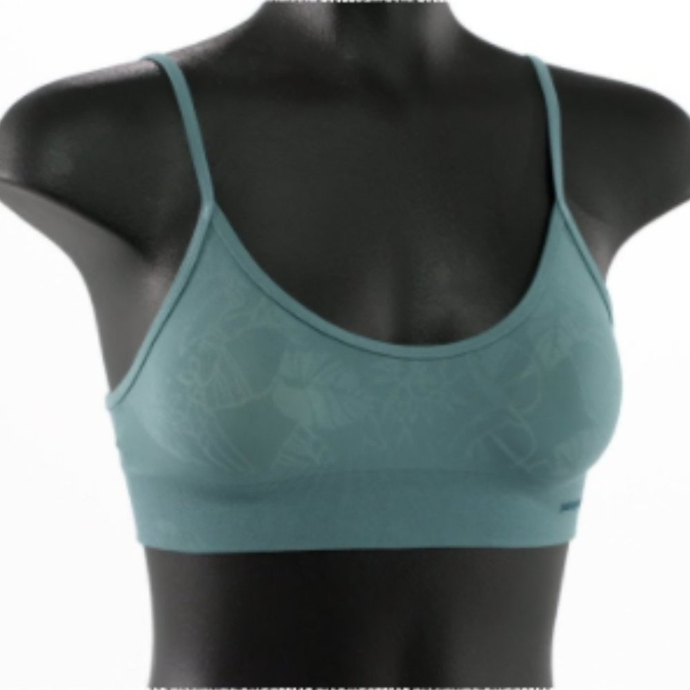 Patagonia Barely Everyday Bra Valley Flora Jacquard Green XL